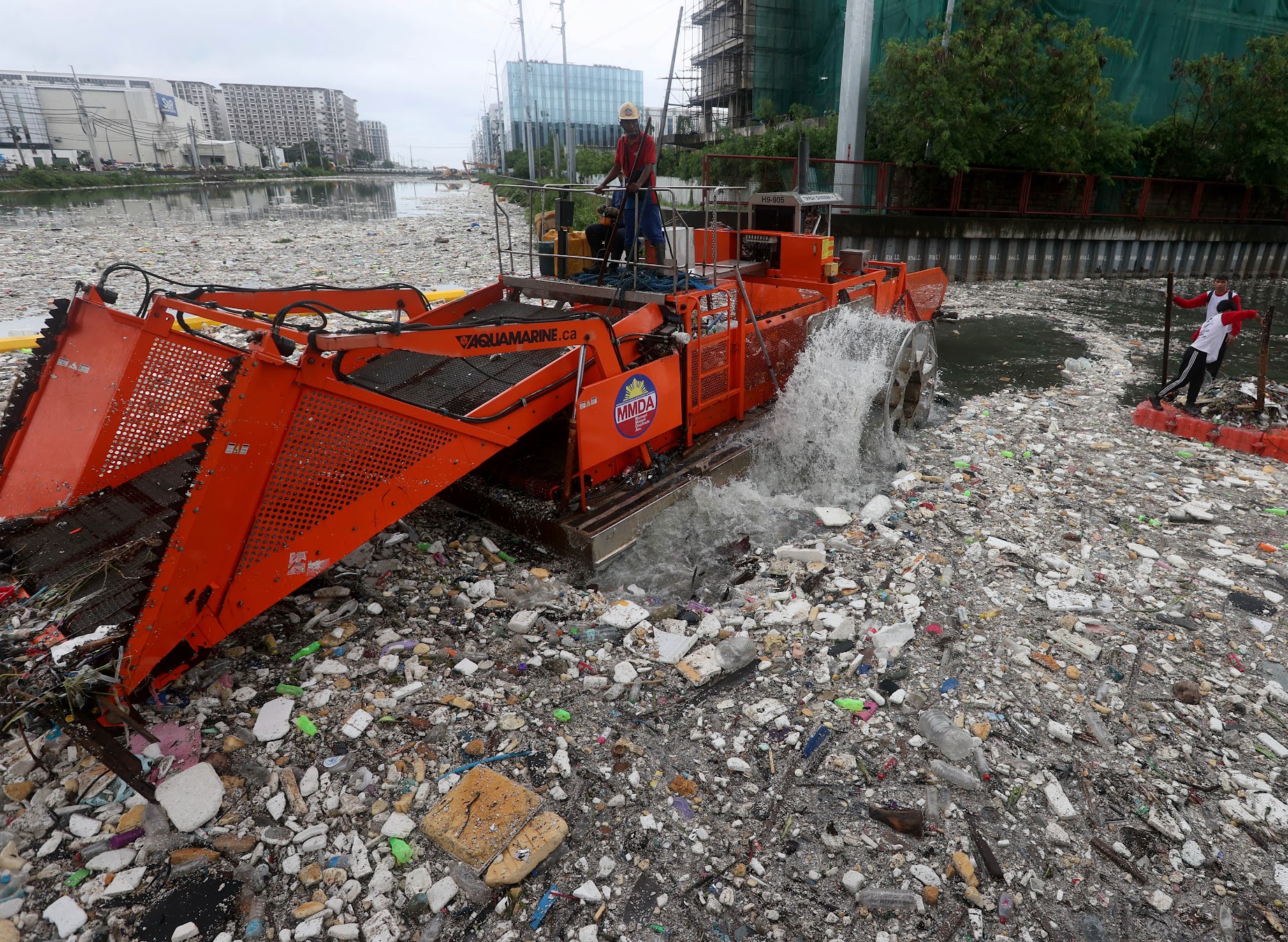 96 Truckloads of Trash Removed from Baclaran Waterway Amid Heavy Rains