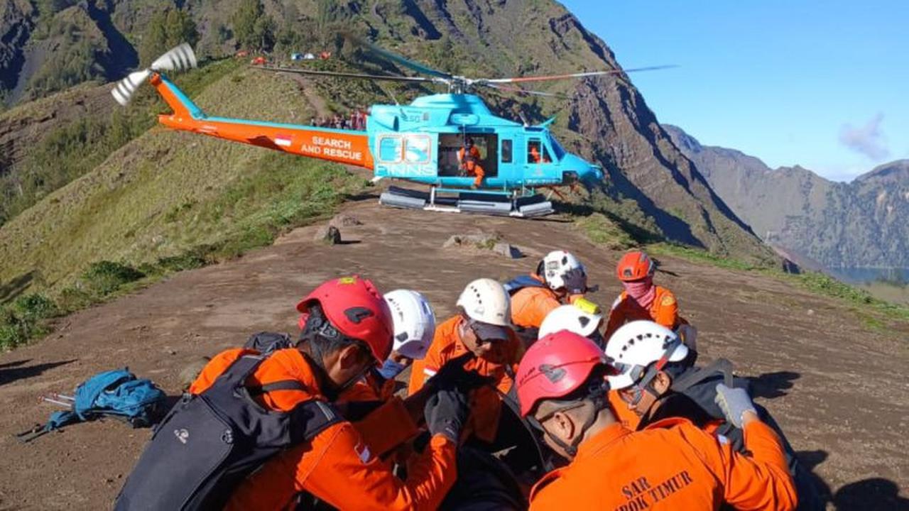 リンジャニ山で遭難したマレーシア人登山者、バリ島で治療へ