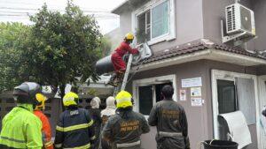 Cannabis Grow House Fire in Pattaya Leaves Responders Smiling After Inhaling Smoke