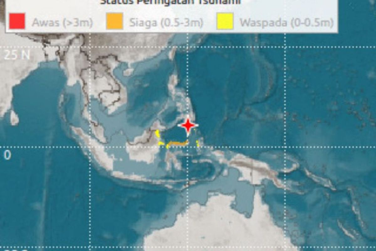 Tsunami Early Warning Issued Following 7.7 Magnitude Quake in Sulawesi Sea