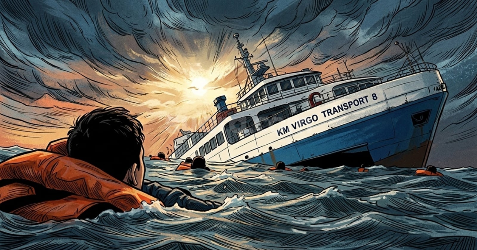 KM Virgo Transport 8 Captain Arrested and Charged in Ship Sinking Case