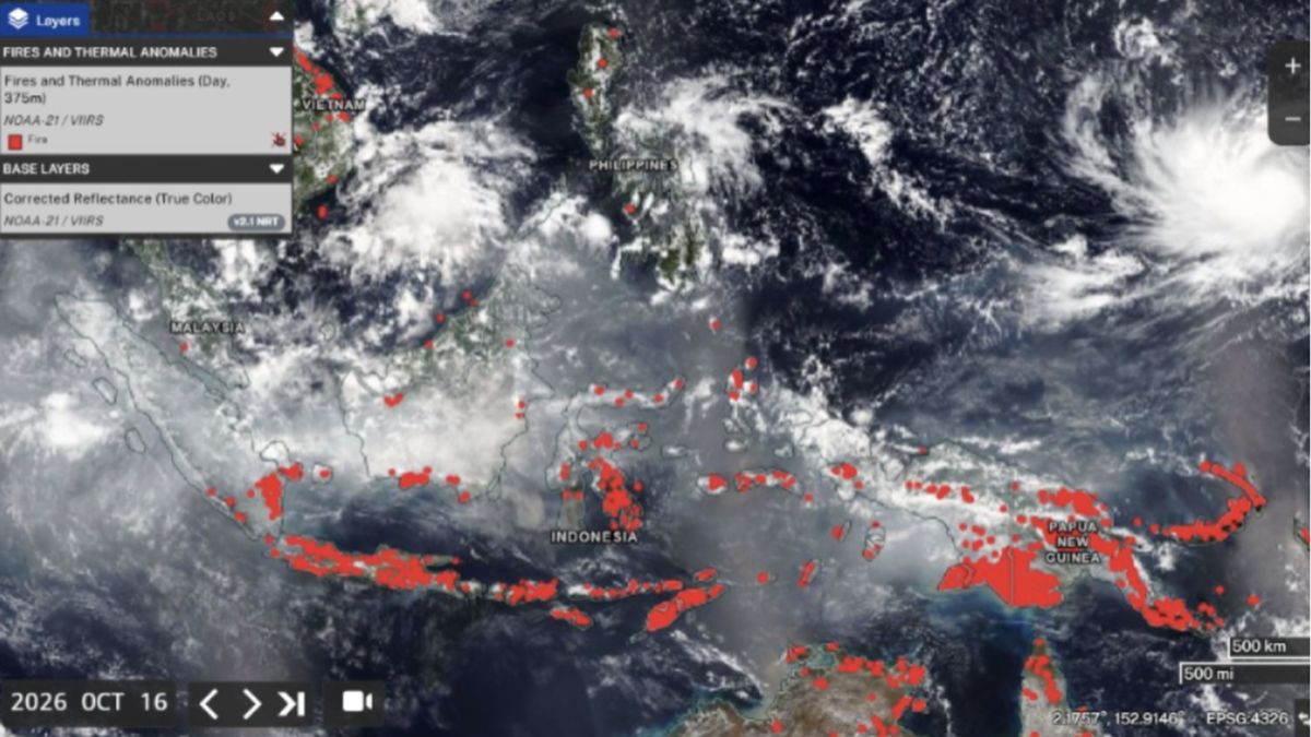 NASA Captures Indonesia's Forest Fires from Above, Indicating Regional Impact