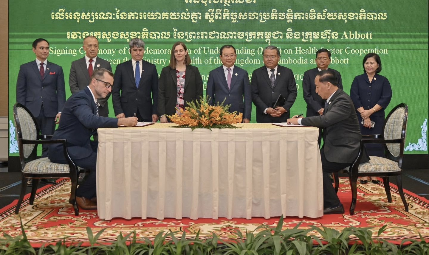 Cambodia Signs MOU with Abbott Nutrition to Enhance Nutritional Care Standards