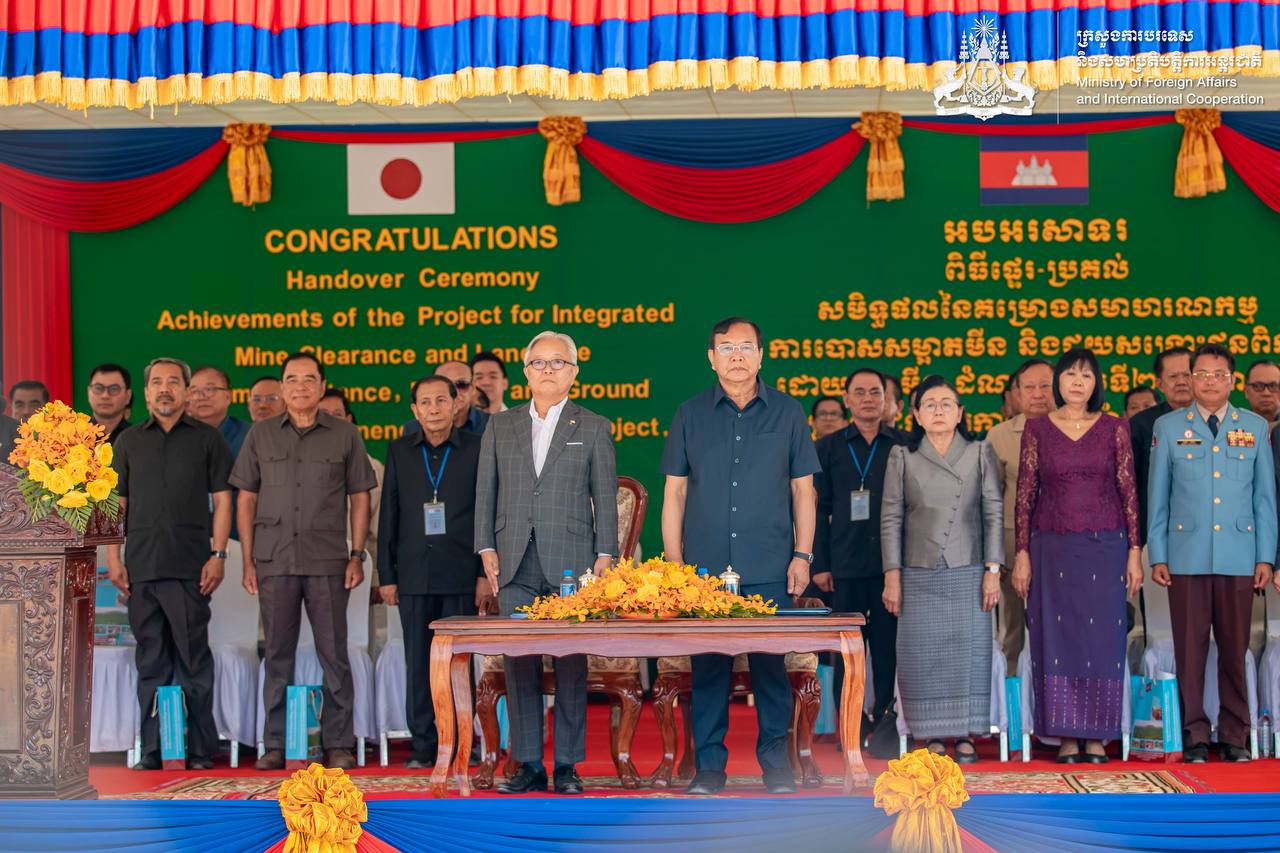 カンボジアの2030年地雷ゼロ目標へ、日本が1100万ドルの支援を決定