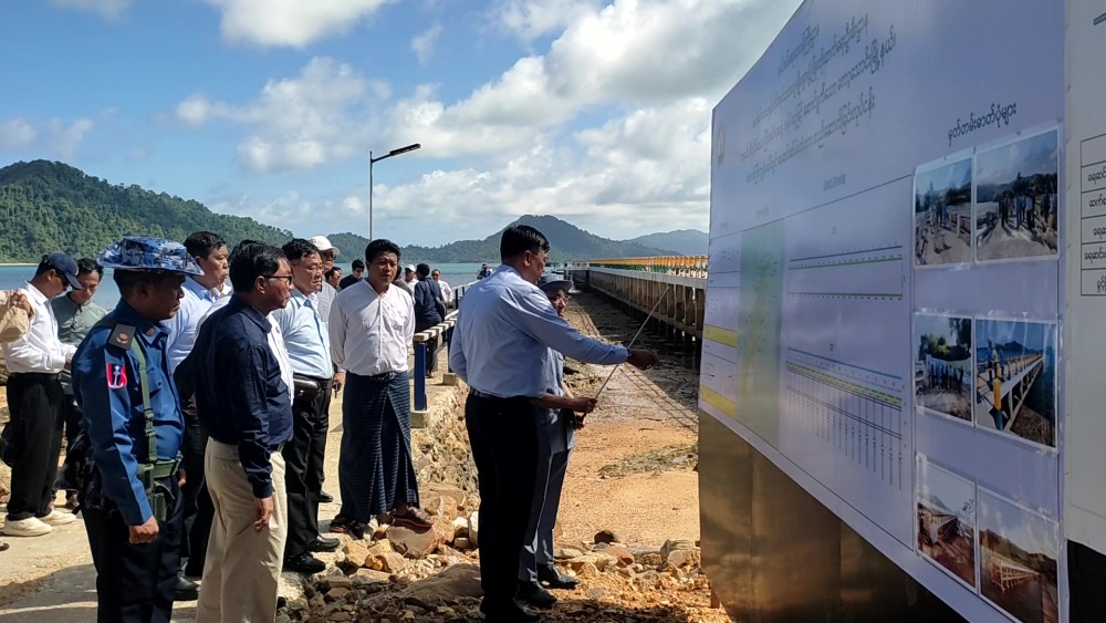 Tanintharyi Region CM visited Zardetkyi Island
