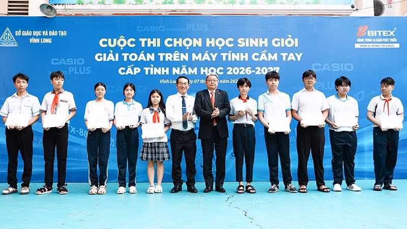 Vinh Long Province Hosts Math Competition with Nearly 2,000 Participants