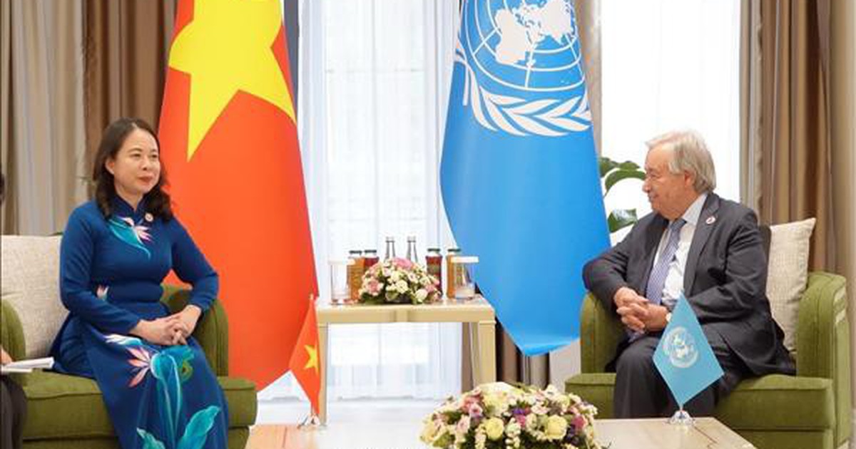 Vice State President Meets UN Chief, Seeks Cooperation on Human Resources, Green Transition