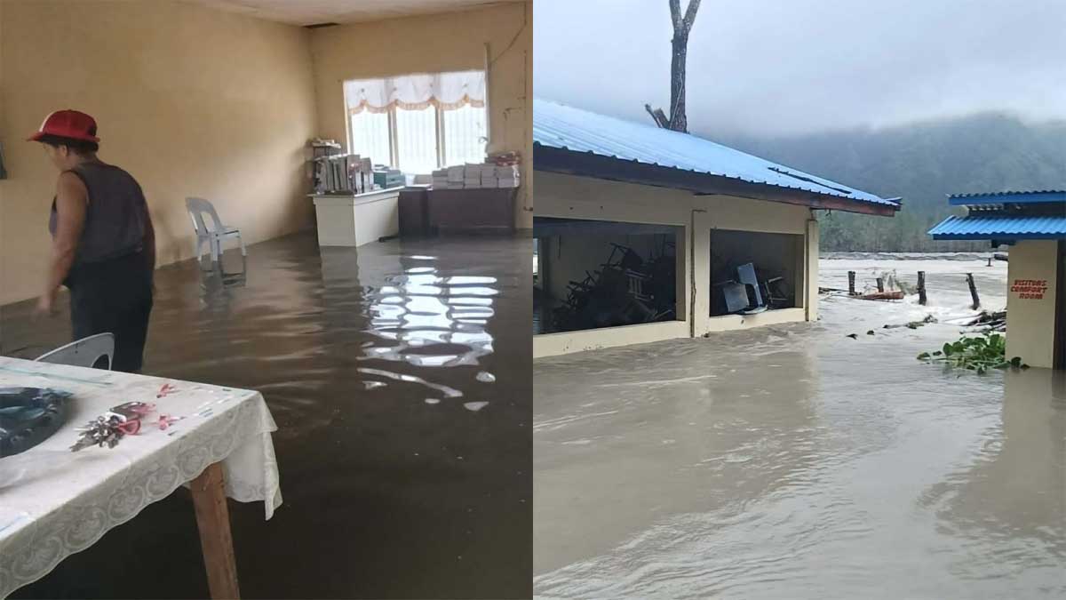 River Overflow Submerges School in Zambales Town Amid Heavy Rains