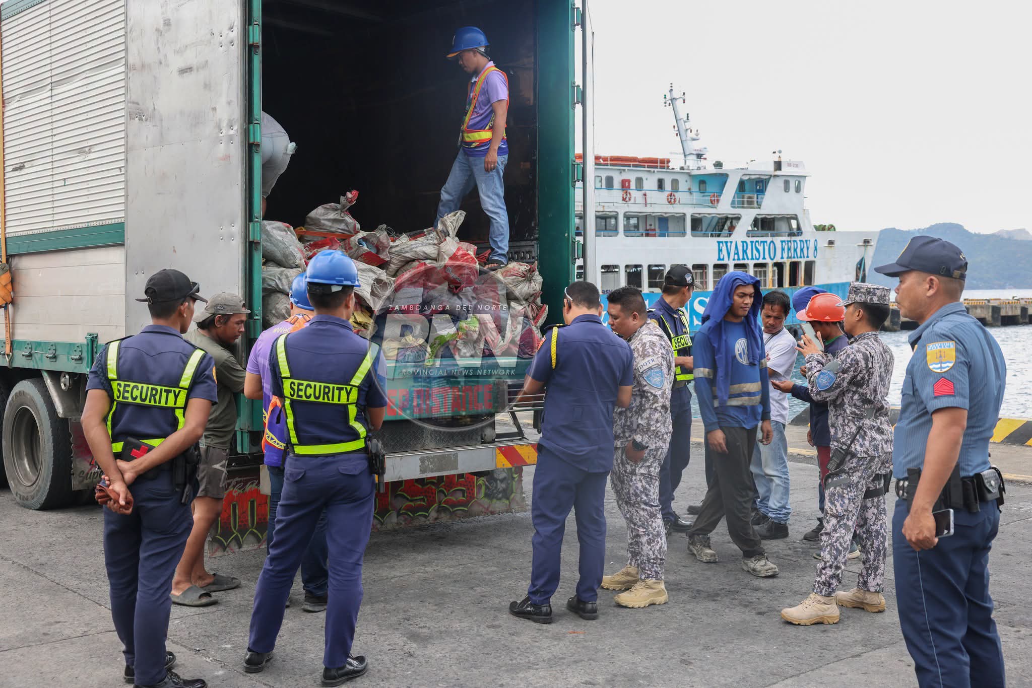 505 Sacks of Alleged Illegal Mineral Ores Seized in Dapitan Port; Driver Arrested