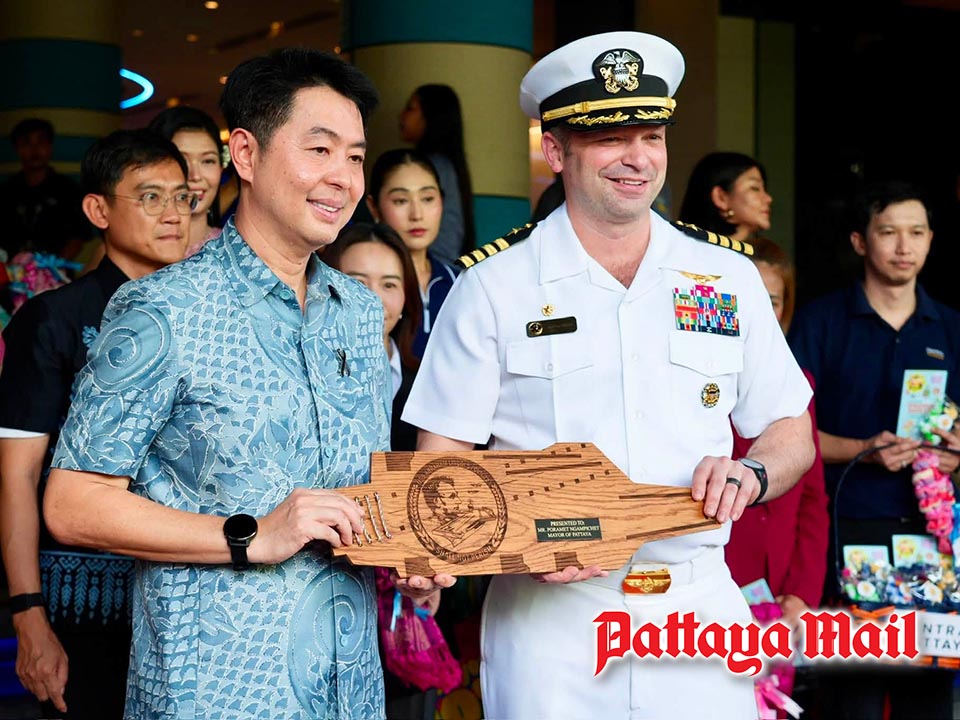 Pattaya Welcomes USS Abraham Lincoln Sailors, Expects 100 Million Baht in Spending