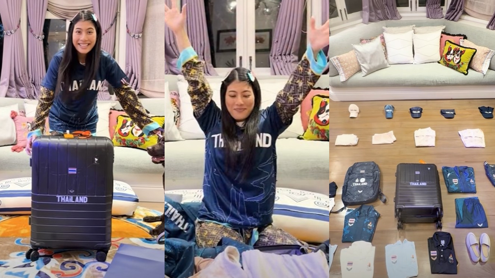 Princess Sirivannavari Reviews Team Thailand Gear for Asian Games