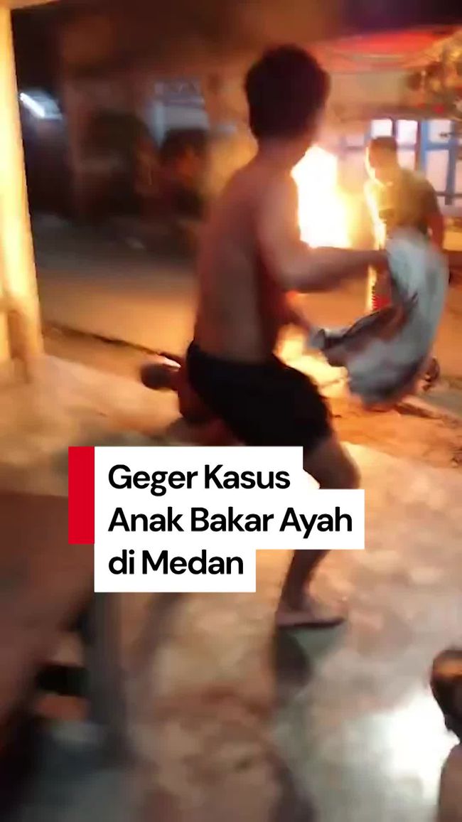 Son Sets Father Ablaze in Medan, Suspect Repeat Offender and Drug User