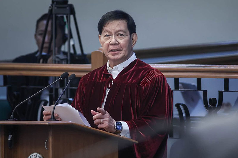 Lacson calls colleague 'Pecksniffian' amid public works graft allegations