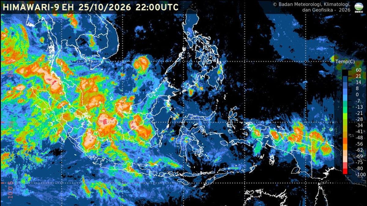 Indonesia Braces for Rain Across Several Regions, Thunderstorm Warnings Issued
