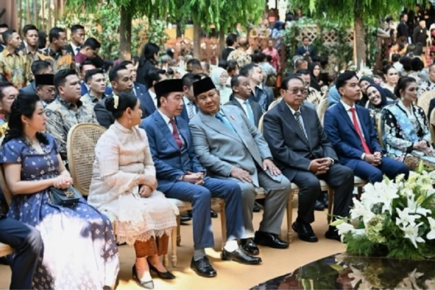 Indonesian Political Elite Gather for Prominent Businessman's Son's Wedding