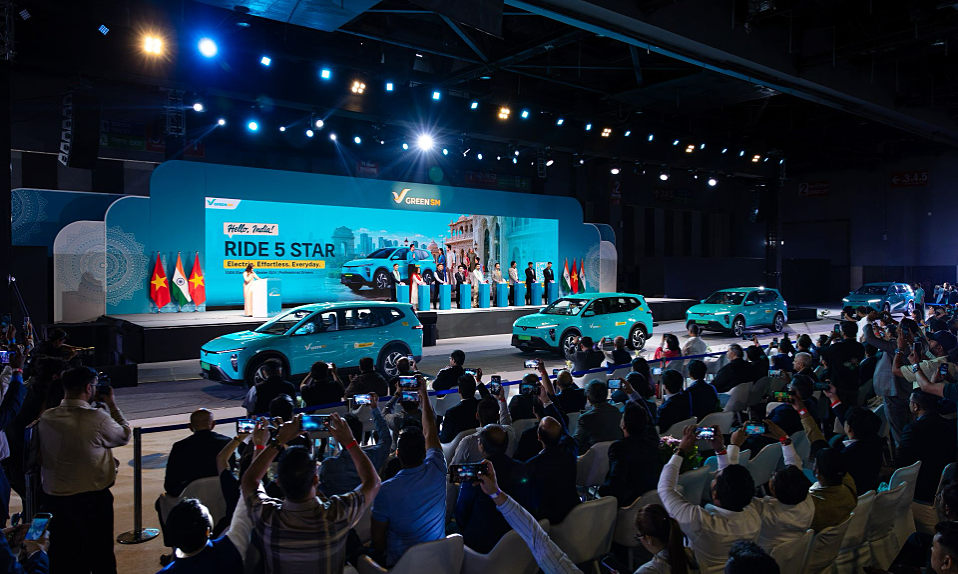 Vietnam's Green SM Electric Taxis Launch in India