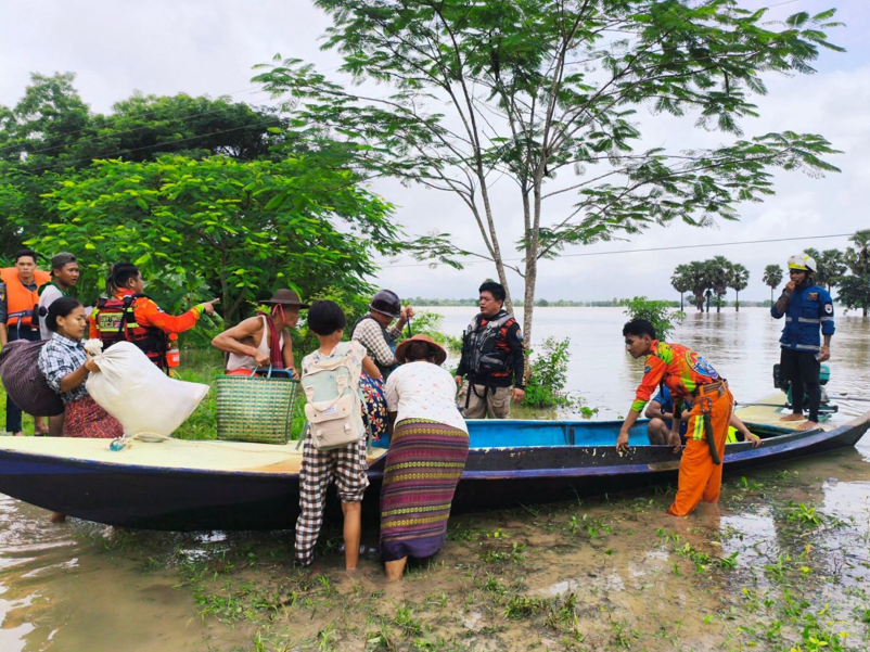 Over 6,700 people evacuated in Hlaymyethna Township due to dam breach