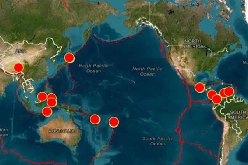 13 Major Earthquakes Above M7.0 Hit the World in 2026, Two Occurred in Indonesia