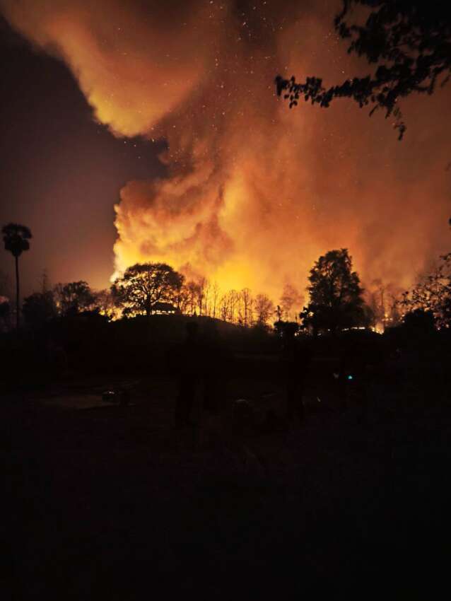 ラウンジー地域ナッカンキン村への空爆で子供含む住民3人死亡、9人負傷