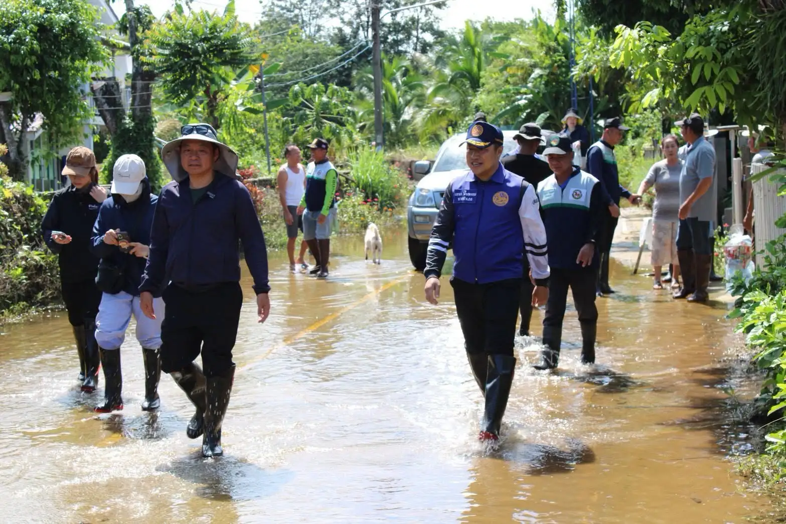 チェンライ県トェン地区、洪水からの回復進む