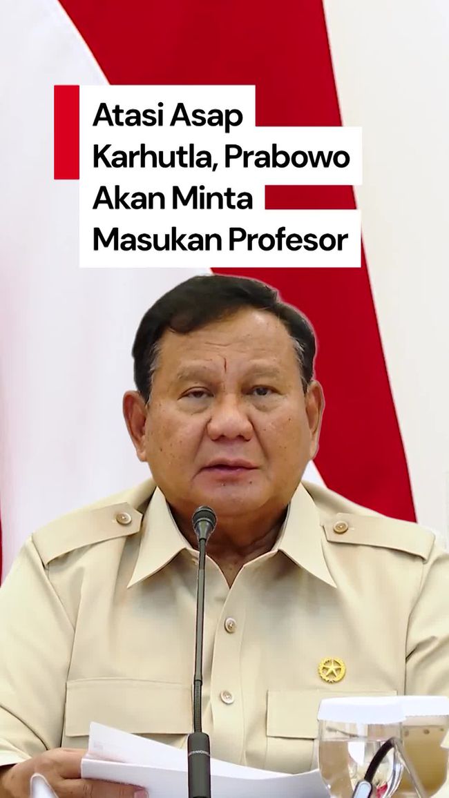 Prabowo to Seek Professors' Input on Forest Fire Haze