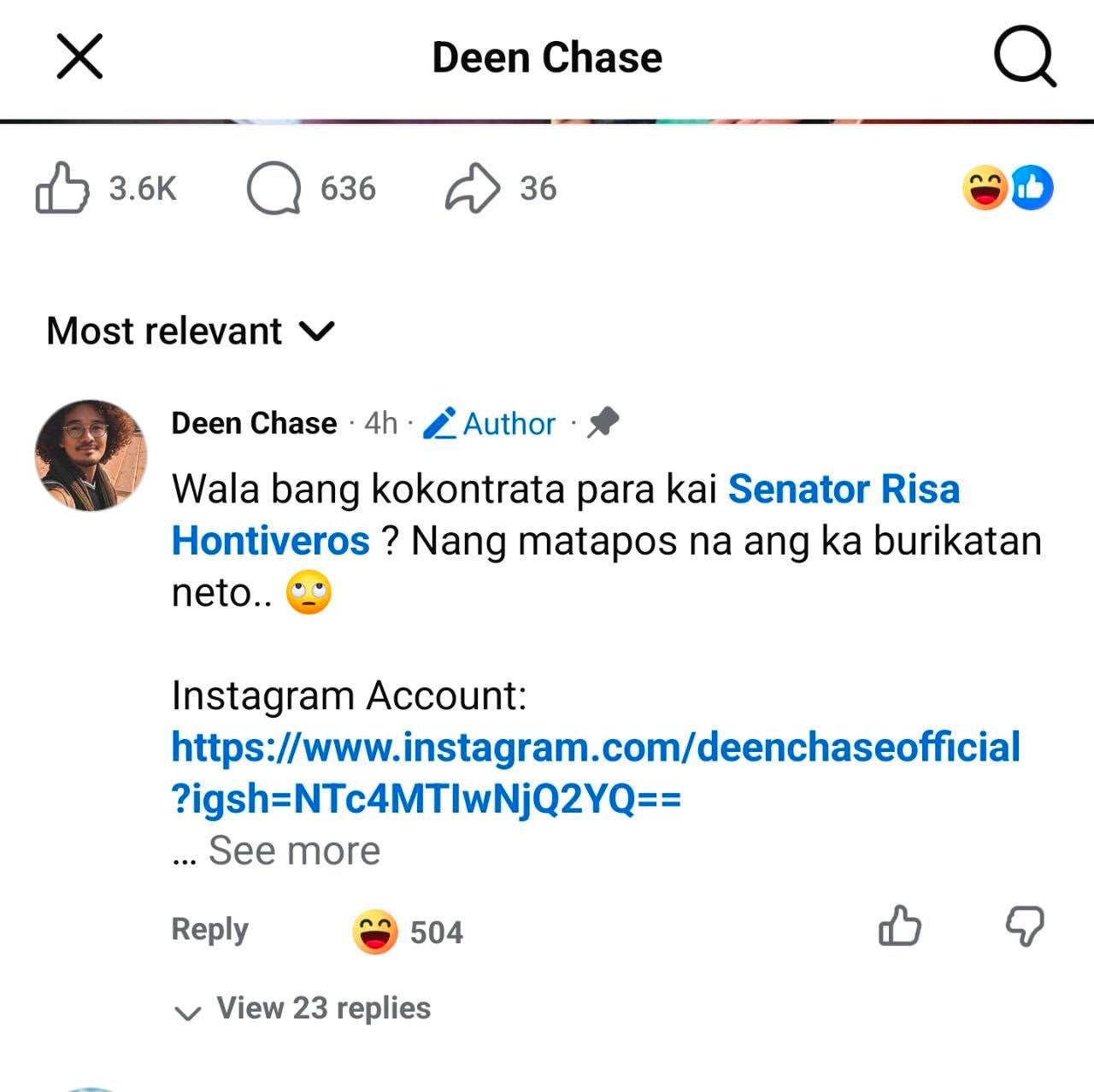 Hontiveros Seeks NBI Aid Amid Online Death Threats