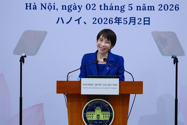 高市首相がベトナムで講演、日越の包括的戦略的パートナーシップ深化へ