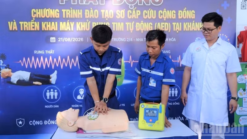 Khanh Hoa Province to Deploy 80 Automated External Defibrillators at Key Locations