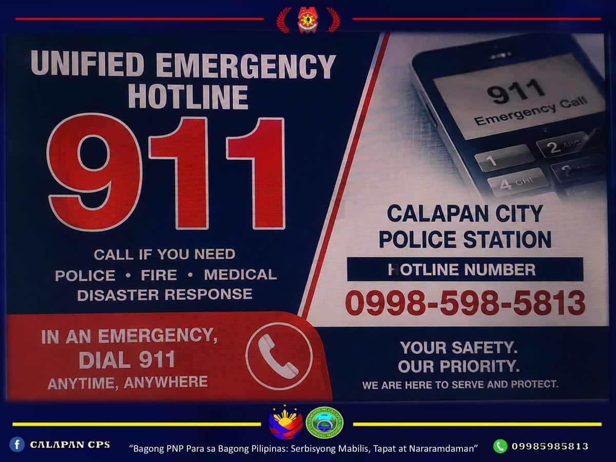 Calapan City to Operate Mimaropa's First 911 Emergency Hotline