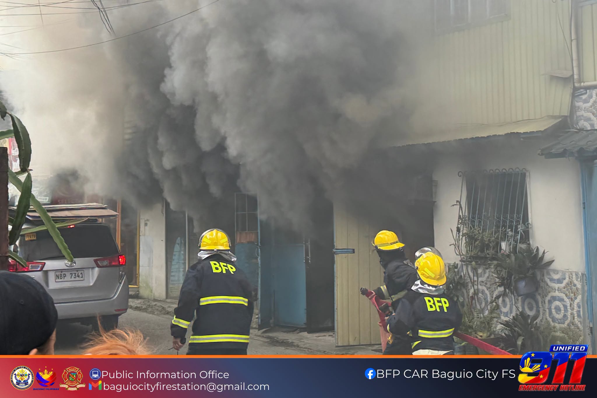 Baguio City Fire Injures 3, Displaces 14 Families