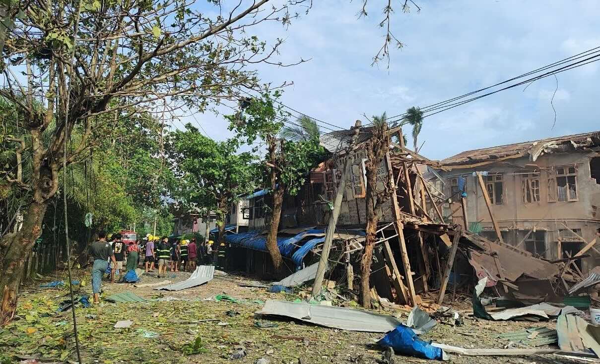 ミャンマー国軍によるラカイン州AA支配地域への空爆で5人死亡、29人負傷