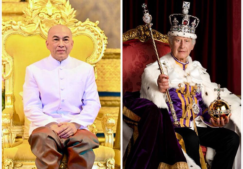 カンボジア国王、英国チャールズ3世国王に祝賀メッセージ