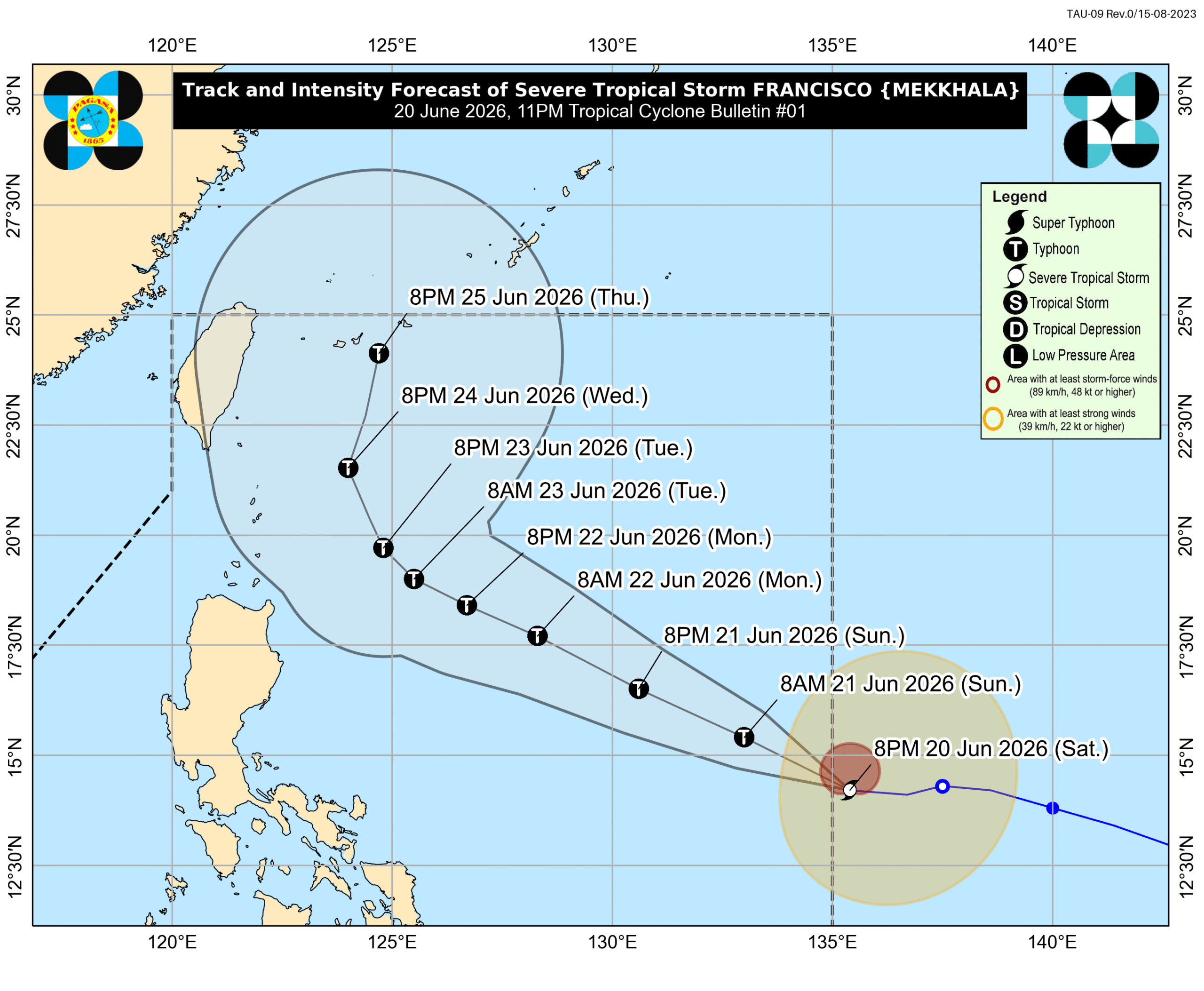 Severe Tropical Storm Francisco Nears Philippine Waters, Bringing Rain and Strong Winds