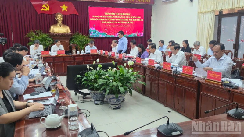Central Inspection Team Reviews Implementation of Directives in Can Tho City