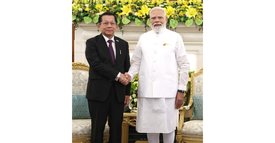 India calls on coup leader to restart work on Kaladan Project and Trilateral Highway