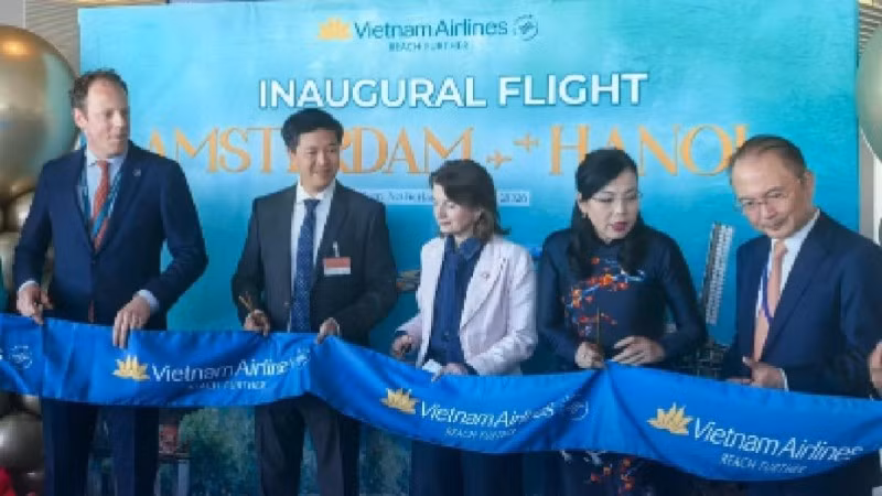 ベトナム航空、アムステルダム・ハノイ直行便就航で欧州との接続強化