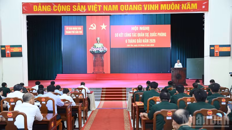 Can Tho Reviews First Half of 2026 Defense and Military Tasks