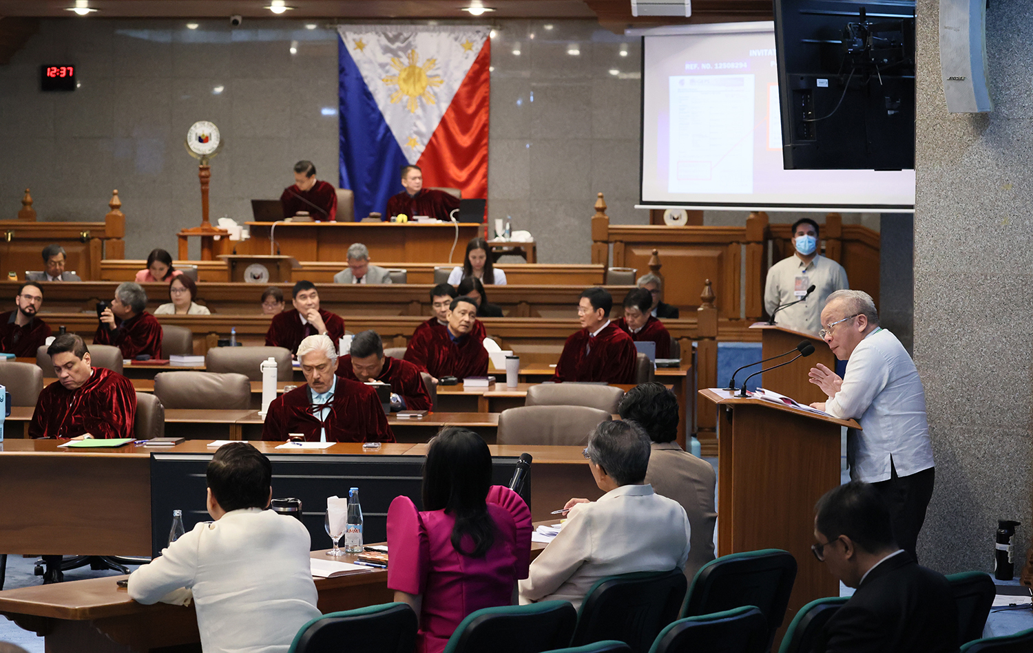Prosecution seeks switch in witness order in VP impeachment trial; defense objects