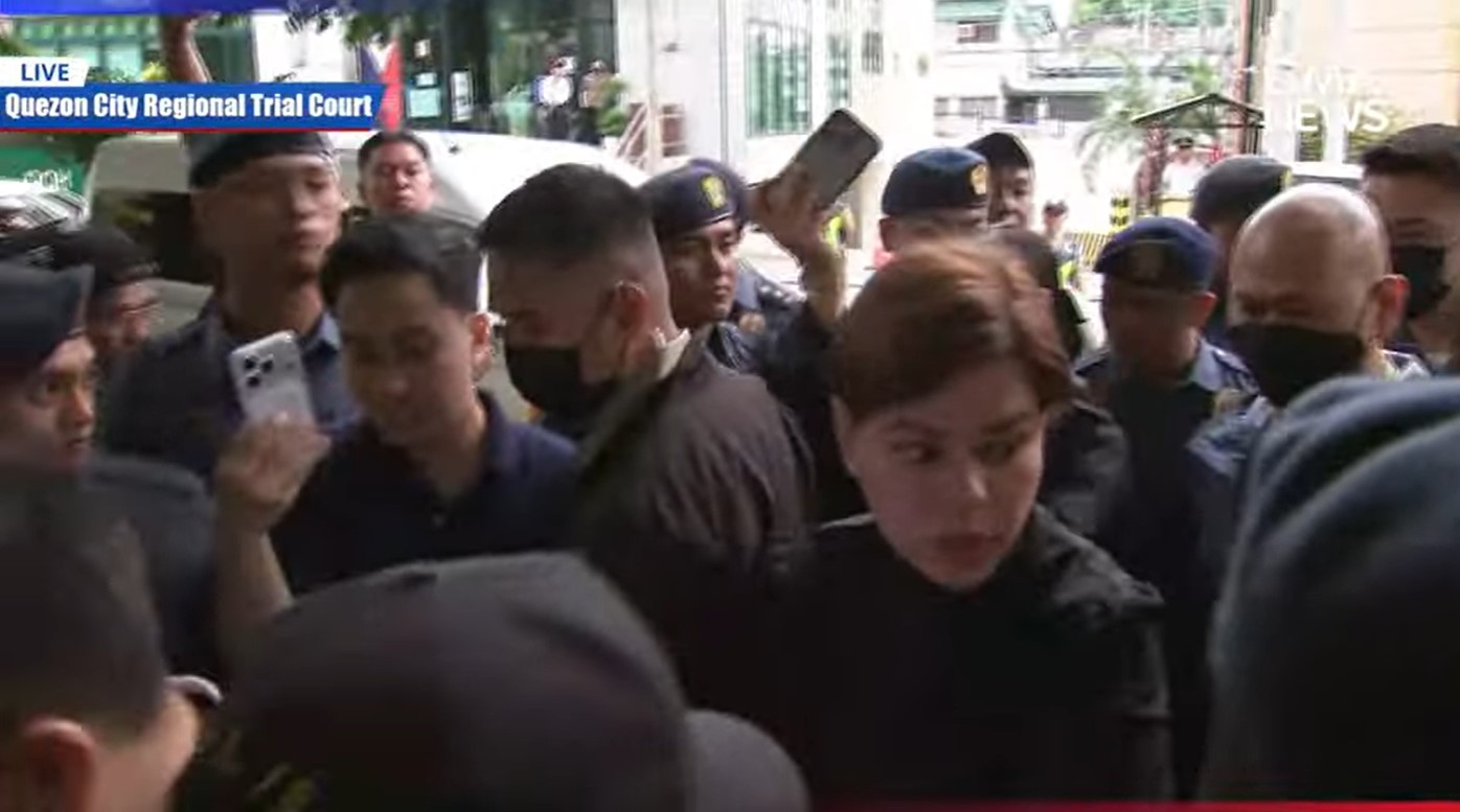 Sara Duterte posts bail for grave threats case, cites safety concerns