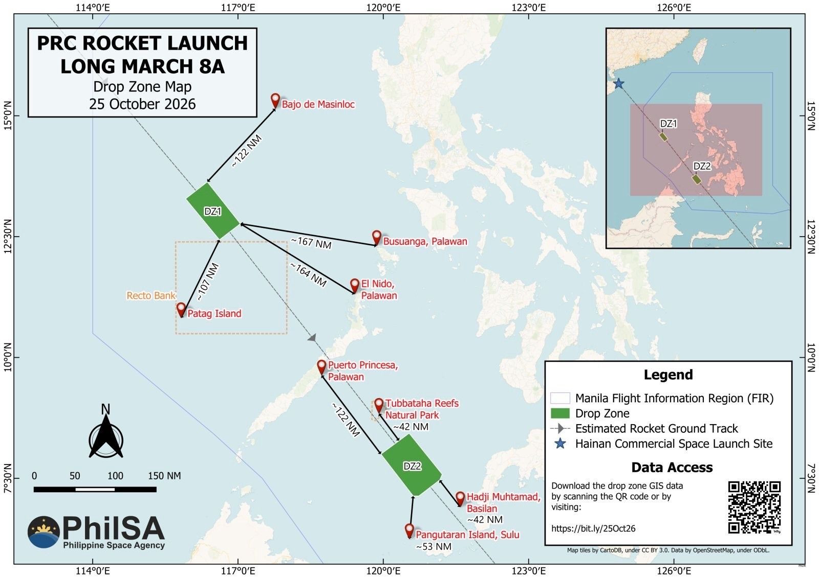PhilSA Confirms China Rocket Launch, Warns of Debris Risks