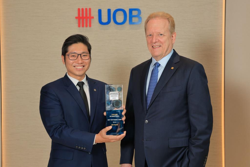 UOB Thailand Named Best Sustainable Bank 2026 by FinanceAsia