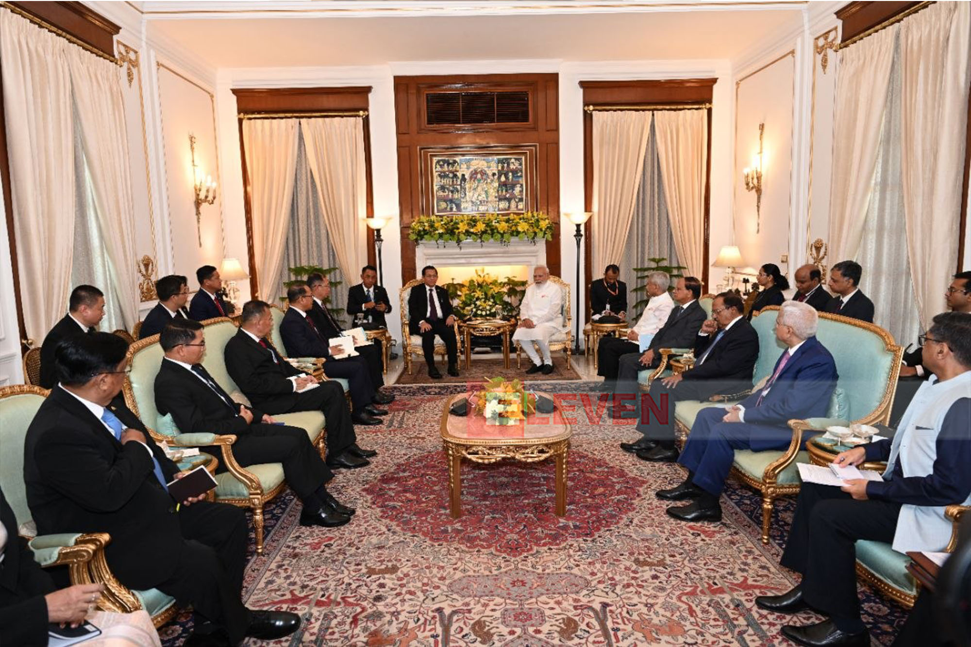 The Prime Minister of India said that India supports Myanmar's sovereignty and territorial integrity