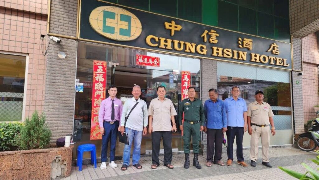 Tuol Kork District Authorities Inspect 12 Locations, Find 44 Foreigners, No Online Scams Detected