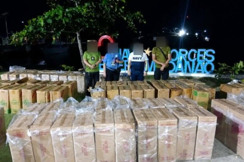 P170.1-M worth of cigarettes seized in Sulu Navy operation