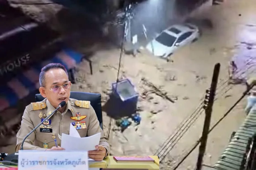 Phuket Governor Orders Survey of Risky Areas in Patong, Concrete Barriers to Prevent Landslides