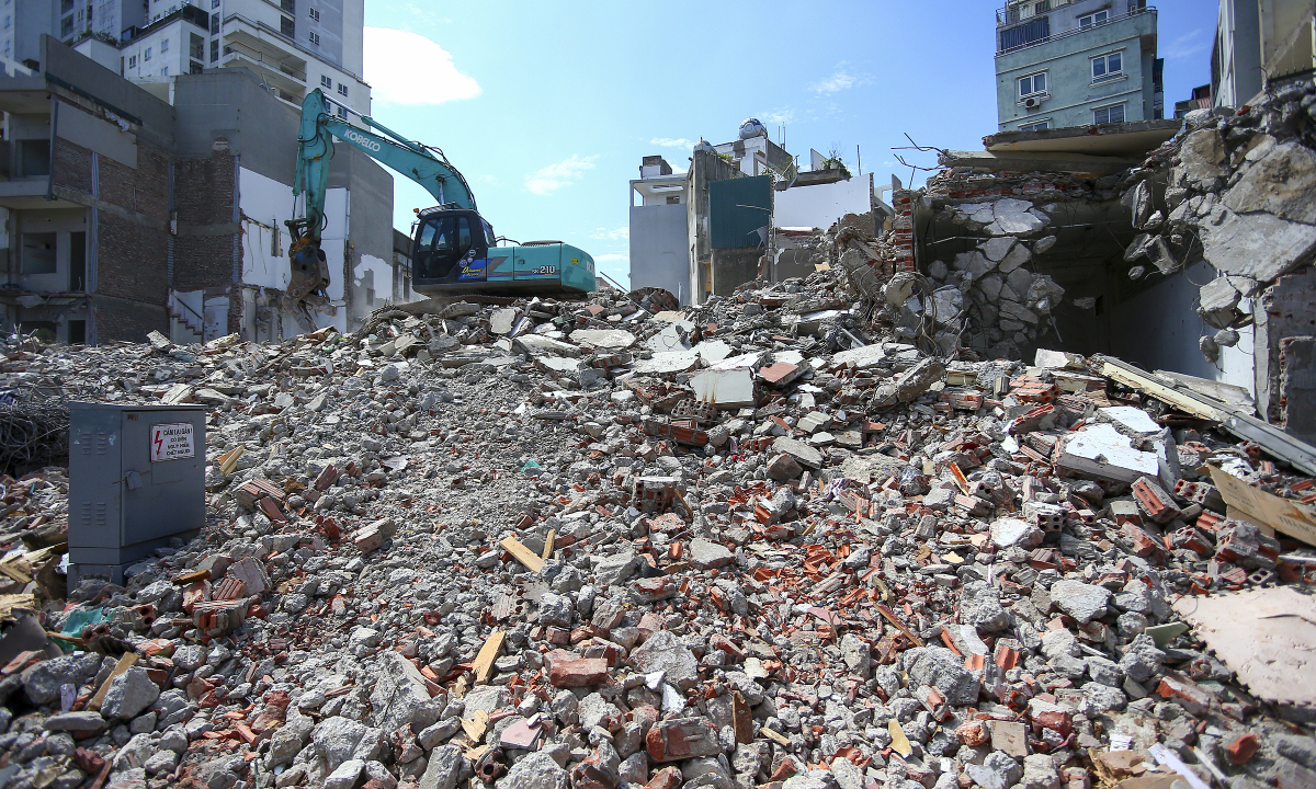 ハノイの建設廃棄物リサイクルの可能性は無視され、環境を脅かす