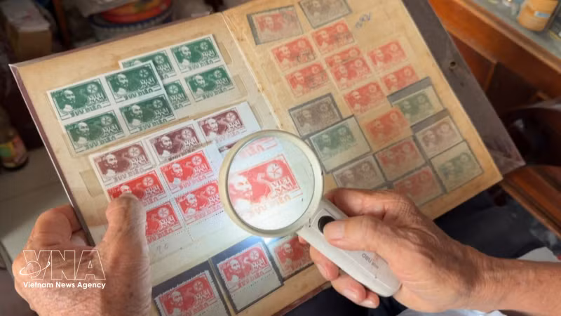 Mekong Delta Collector Preserves History of President Ho Chi Minh Through Stamps