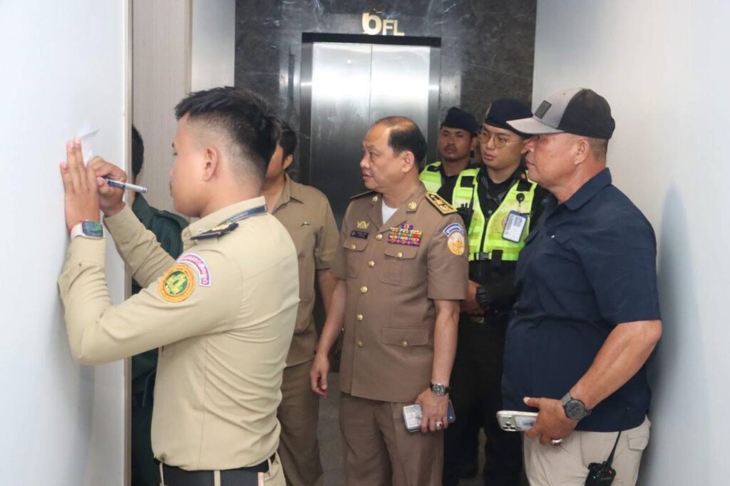 Phnom Penh Authorities Inspect Condos to Combat Online Scams, Detain Foreigners with Visa Violations