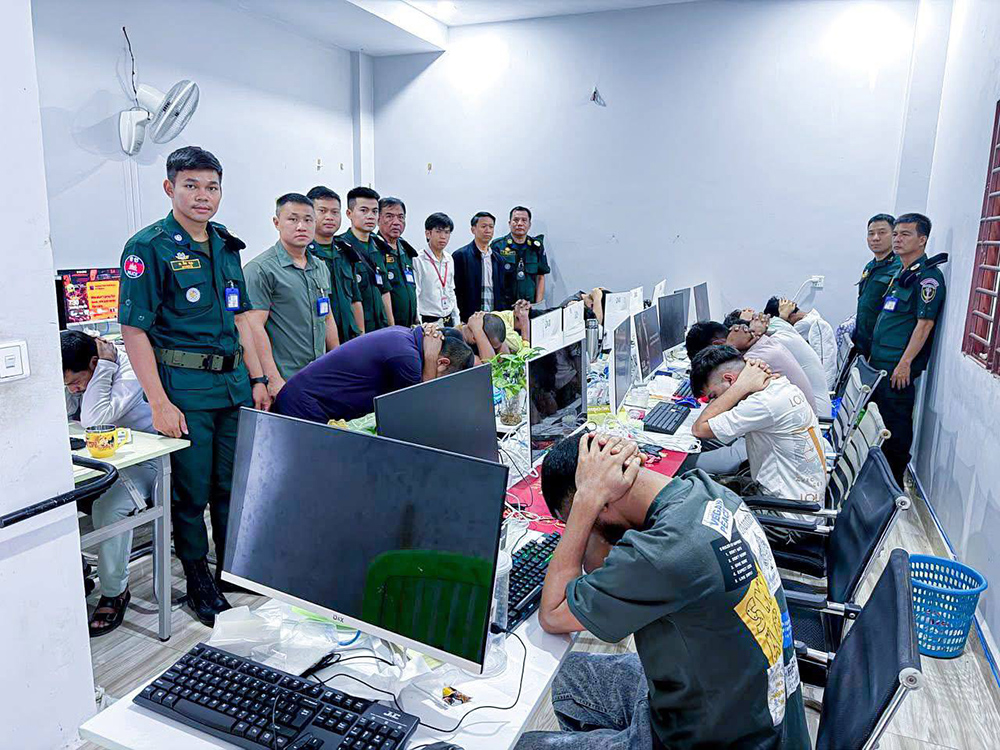 Sihanoukville Cracks Down on Online Scams, Arrests 29 Suspects with Many Foreign Nationals