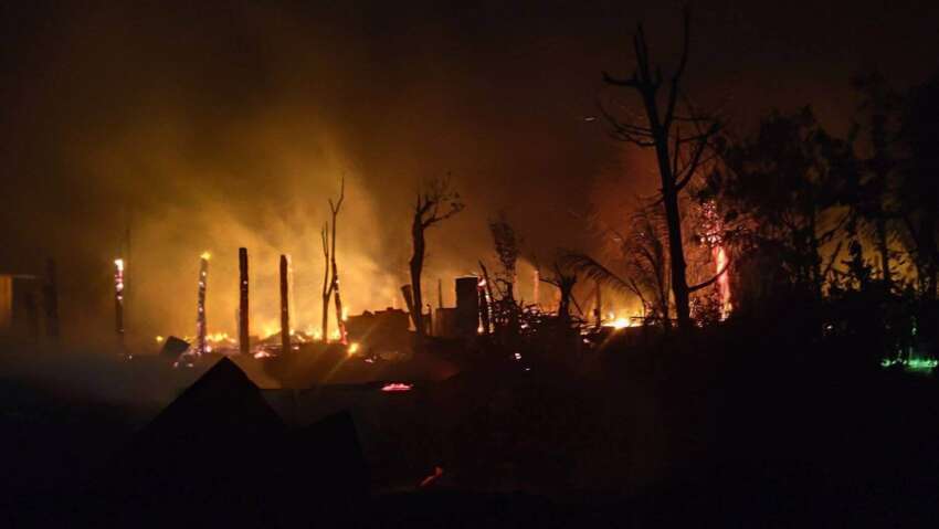 Myanmar: Military helicopters bomb two villages in Myinmu Township, killing two civilians; another column advances towards Hpaung and Myay Townships